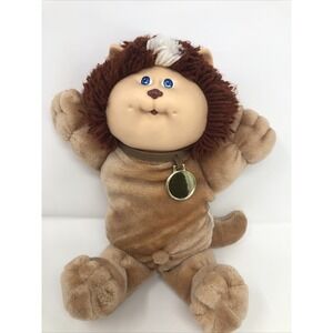 Vintage 1983 Cabbage Patch Kids Koosas Lion Loose Blue Eyes Brown White Stripe